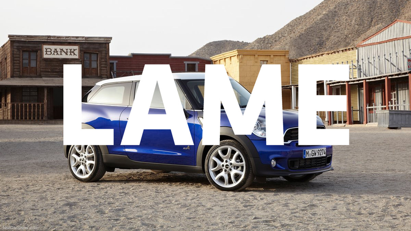 Illustration for article titled Ten Cars That Try Too Hard To Be Cool